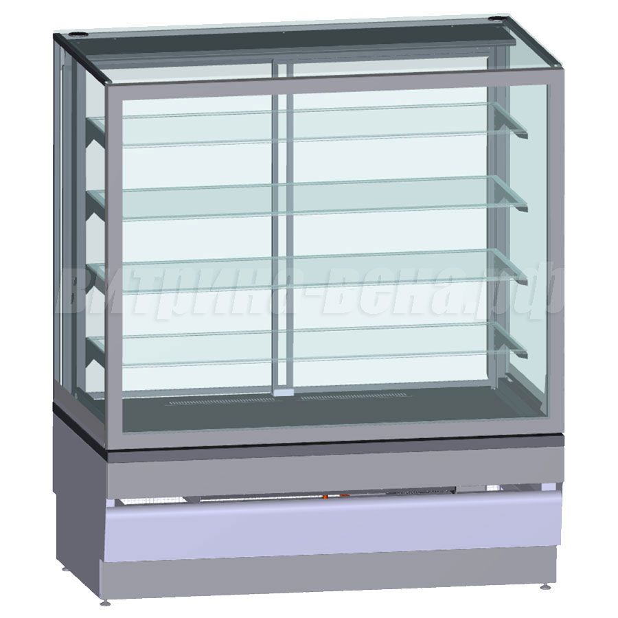 Витрина холодильная «Вена» КУБ ПС4 1,00 отдельностоящая, с панелями
