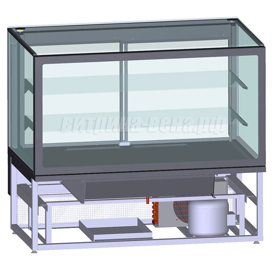Витрина холодильная «Вена» КУБ ПСН 1,25 под зашивку, без панелей