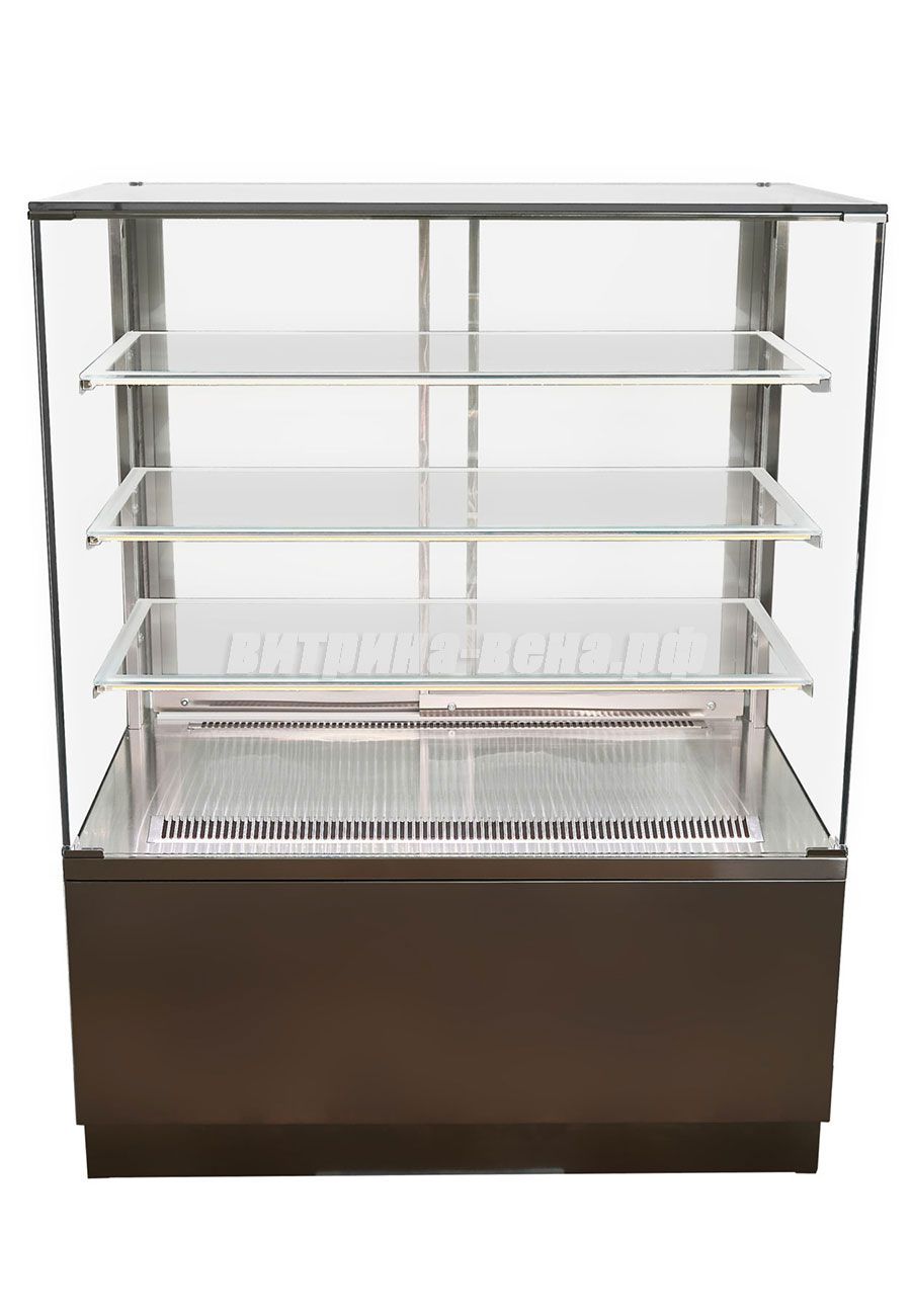 Безрамочная холодильная витрина для кондитерских изделий