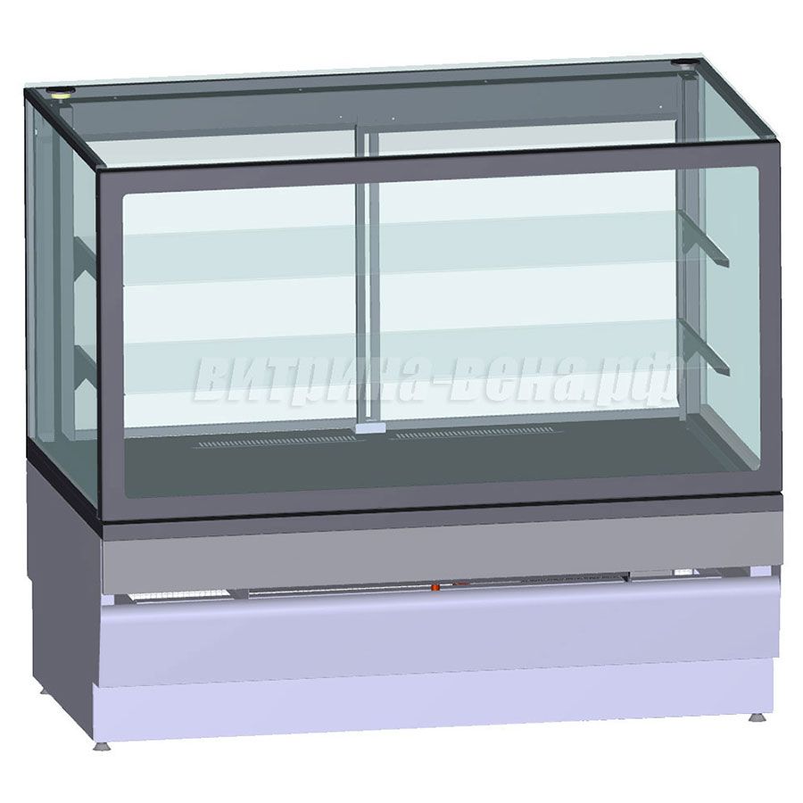 Витрина холодильная «Вена» КУБ ПСН 1,25 отдельностоящая, с панелями