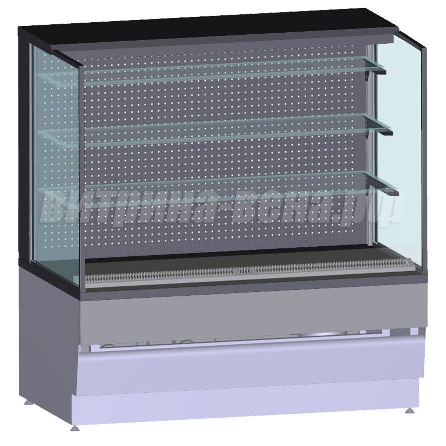 Горка холодильная «Вена» КУБ 1,25 отдельностоящая, с панелями