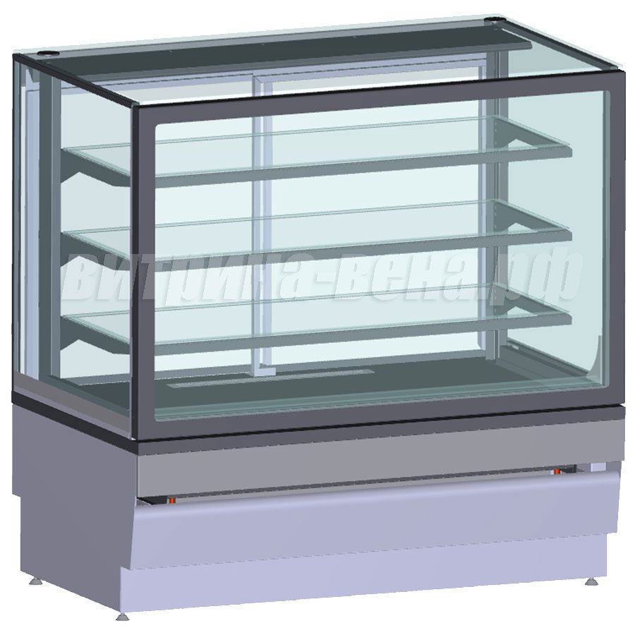 Витрина холодильная «Вена» КУБ ПСВ 1,25 отдельностоящая, с панелями